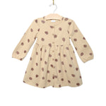 Button Down Dress- Pinecones