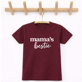 Toddler and Kids Tee, Mama's Bestie Shirt