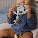 Silicone Teether Ring with Detachable Clip Roarsome
