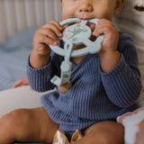 Silicone Teether Ring with Detachable Clip Roarsome