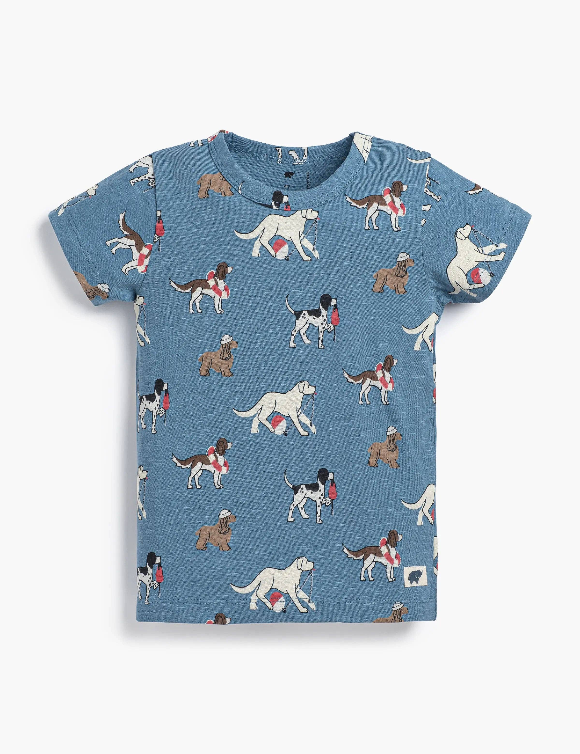 Kids Short Sleeve Crewneck Tee | Nantucket Pups