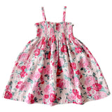 Muslin Smocked Tube Dress, Pink Splendor