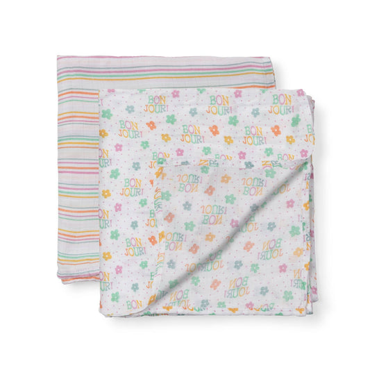 Swaddle Blanket Set Bonjour Bébé