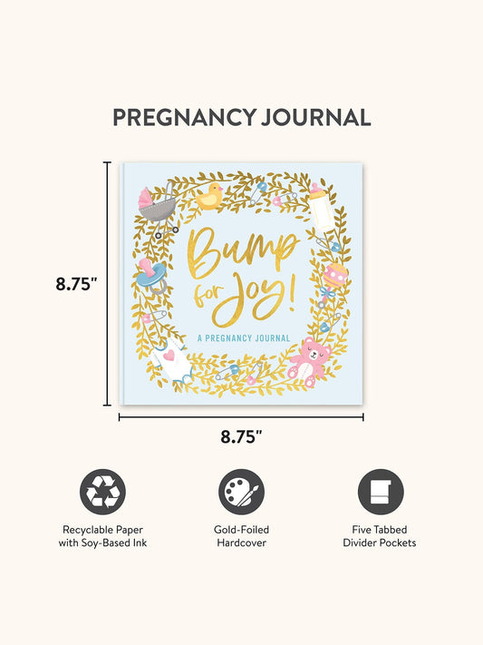 Bump For Joy Guided Journal (Blue)