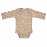 Almond Bloom / Organic Pointelle Long Sleeve Bodysuit