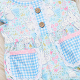 Bunny Meadow Pocket Ruffle Bubble
