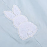 Blue Fuzzy Bunny Overalls