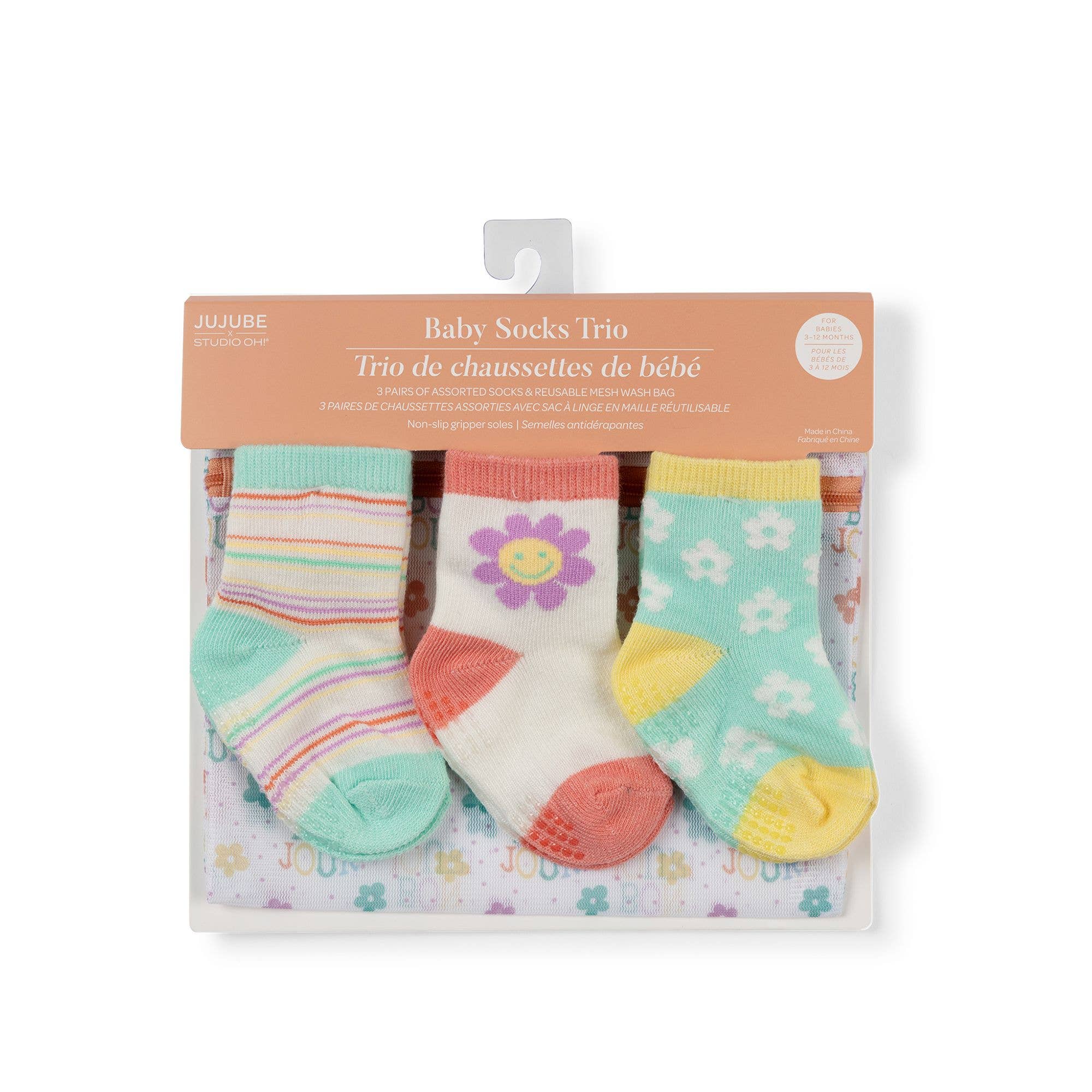 Baby Socks Trio Bonjour Bébé