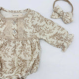 Elodie Long Sleeve Romper Set