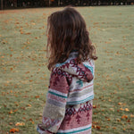 Western Inspired Jacket | Half-Zip Pullover with Hoodie