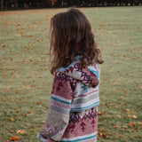 Western Inspired Jacket | Half-Zip Pullover with Hoodie