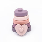 Silicone Stacking & Teething Hearts