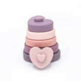 Silicone Stacking & Teething Hearts