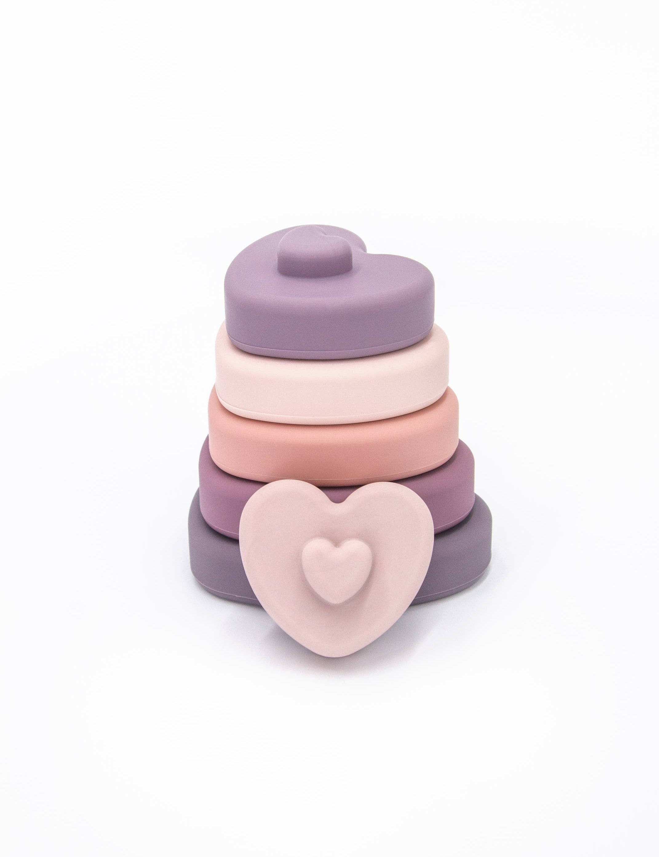 Silicone Stacking & Teething Hearts