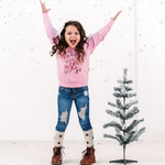 Most Wonderful Time | Girls Mama Mini Christmas Sweatshirts