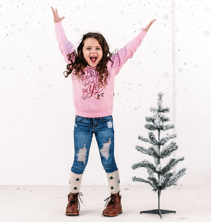 Most Wonderful Time | Girls Mama Mini Christmas Sweatshirts