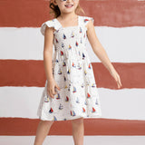 Flutter Sleeve Dress | Little Skippers