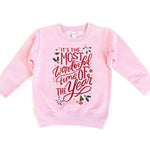 Most Wonderful Time | Girls Mama Mini Christmas Sweatshirts