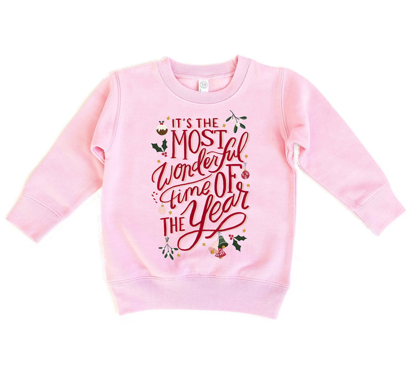 Most Wonderful Time | Girls Mama Mini Christmas Sweatshirts