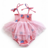 Muslin Tutu Bubble, American Flag Pink