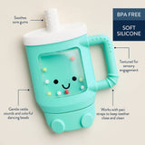 "NEW" Bitzy Shake™ - Silicone Teether with Rattle