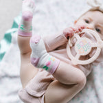 Silicone Teether Ring with Detachable Clip Bonjour Bébé