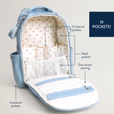 *NEW* Teddy Blue Boss Plus™ Backpack Diaper Bag