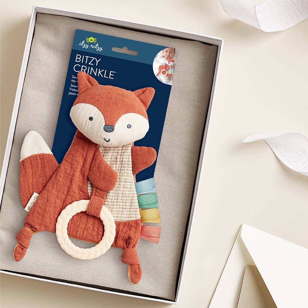 *NEW* Fox Bitzy Crinkle™ Sensory Toy with Teether