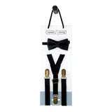 Bow Tie + Suspender Set  |Baby accessory, baby boy