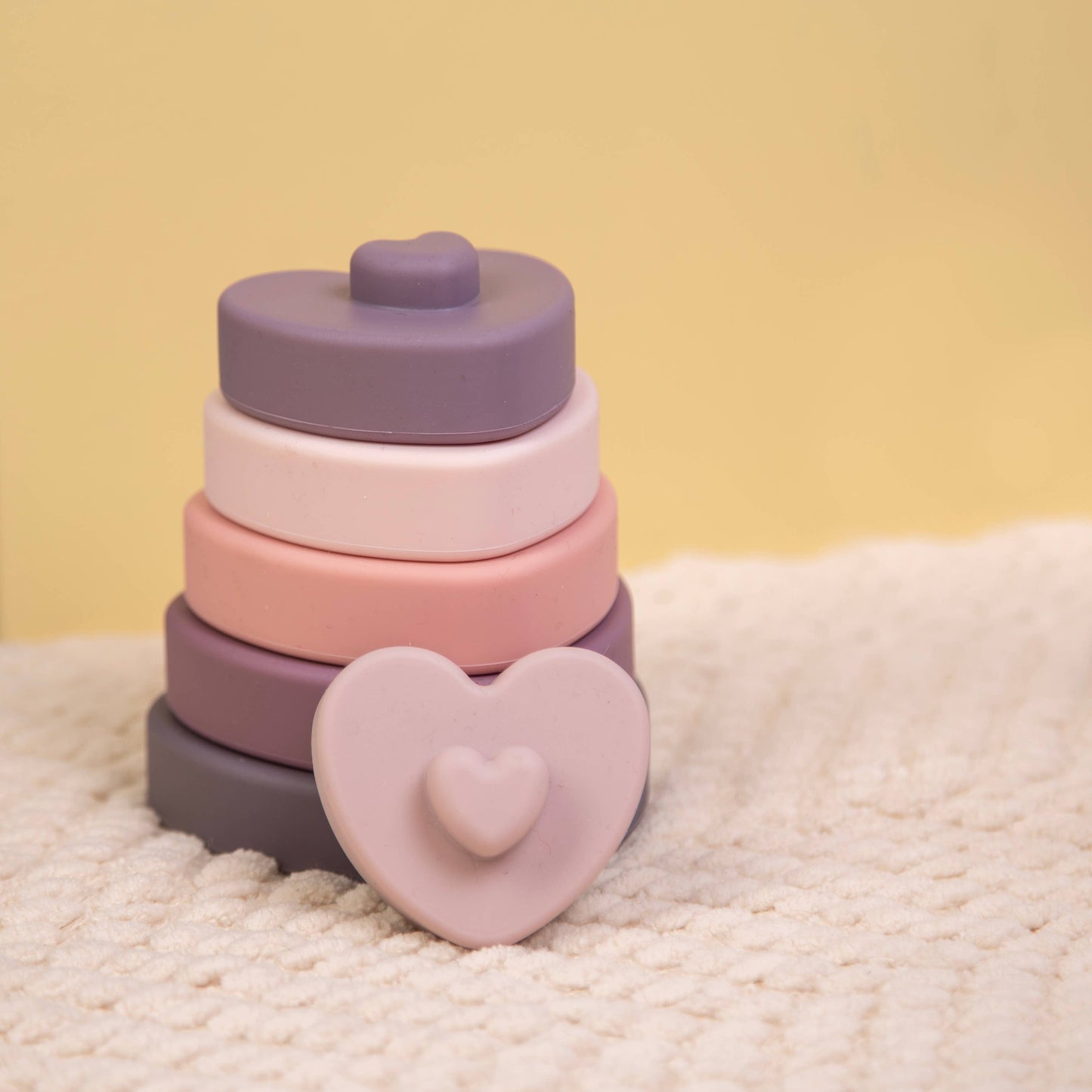 Silicone Stacking & Teething Hearts