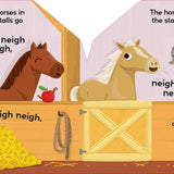Chicks in the Barn (A Barn-Shaped Novelty Board Book for Toddlers) by Aly Fronis