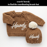 Howdy Sweater Pecan for Baby & Toddler