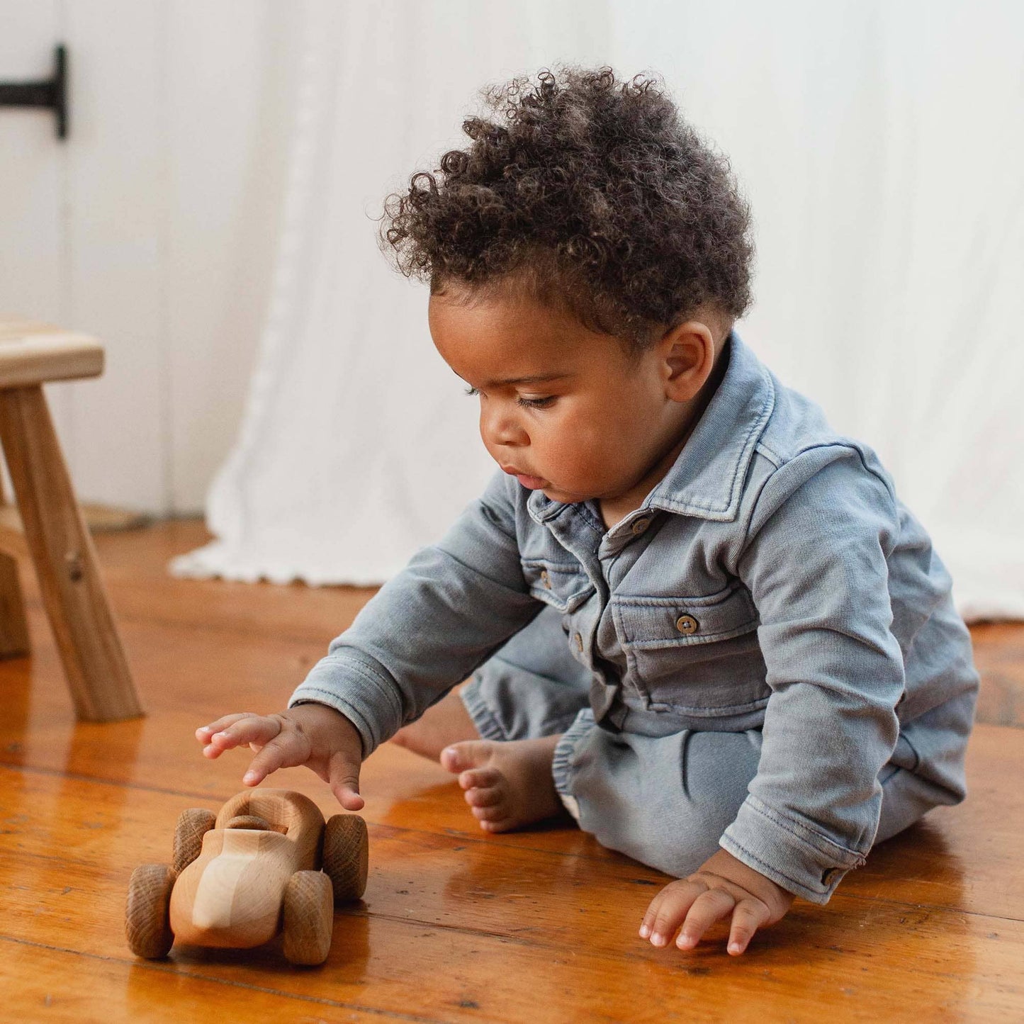 Button Pocket Infant Jumpsuit