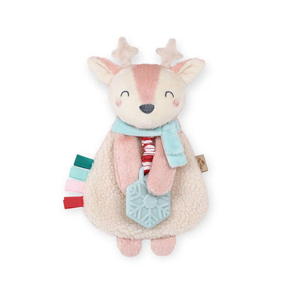 Holiday Itzy Lovey™ Plush + Teether Toy: Bear - Evvie Bean's Baby Boutique