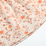 Brown Floral Tunic and Leggings Set