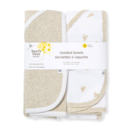 Golden Bee Organic Knit Terry Towels Set of 2