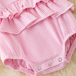 Farm Animal Embroidered Ruffle Bodysuit
