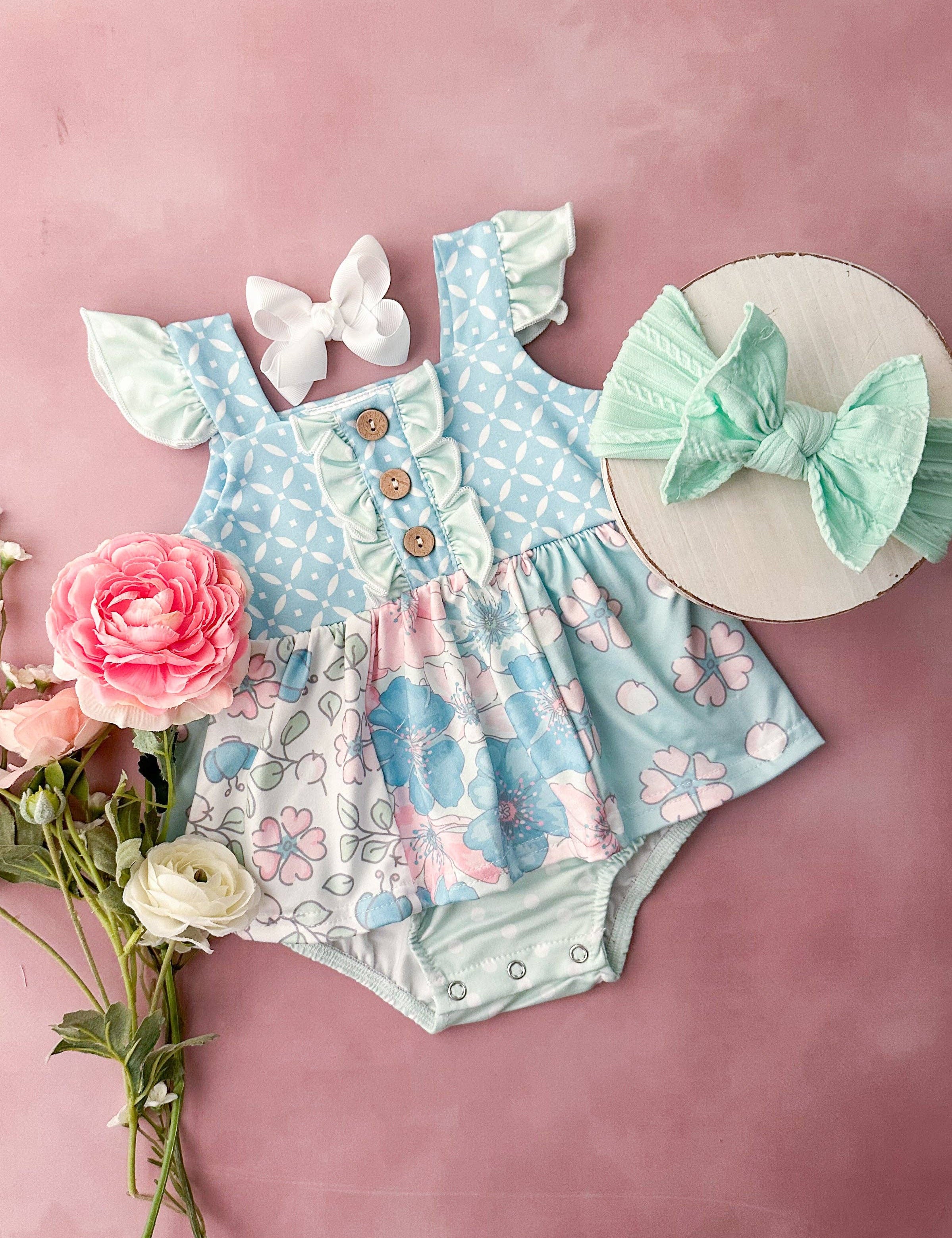 Summer Breeze Infant Girl Romper