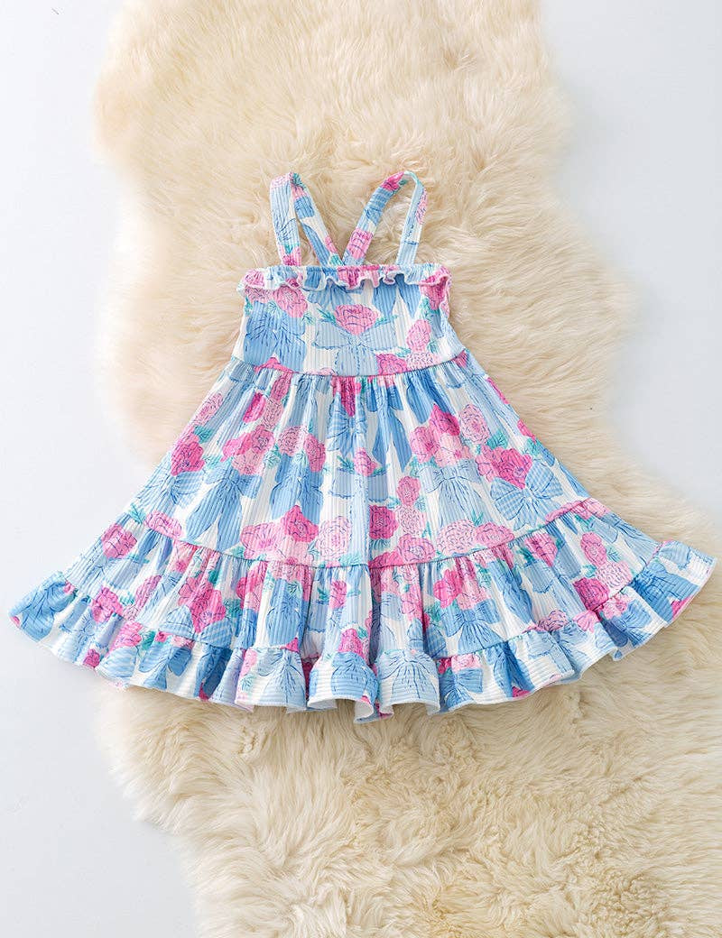 Floral Coquette Ruffle Dress 5T