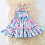 Floral Coquette Ruffle Dress 5T