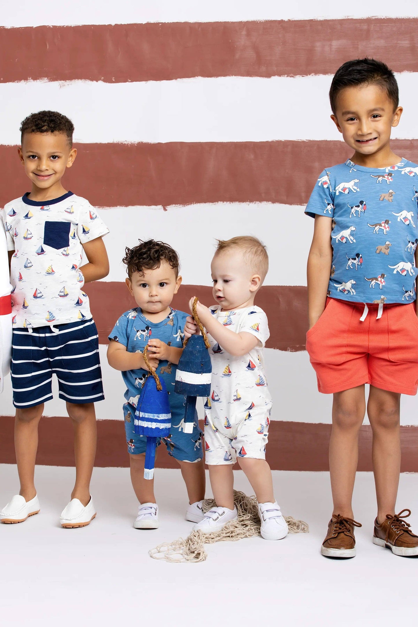 Kids Short Sleeve Crewneck Tee | Nantucket Pups