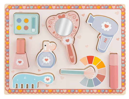 Wooden Makeup Puzzle Set (8 pc. set)