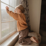 Dark Chocolate Stripe Cotton Pants