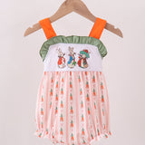 Bunny Embroidery Ruffle Bubble