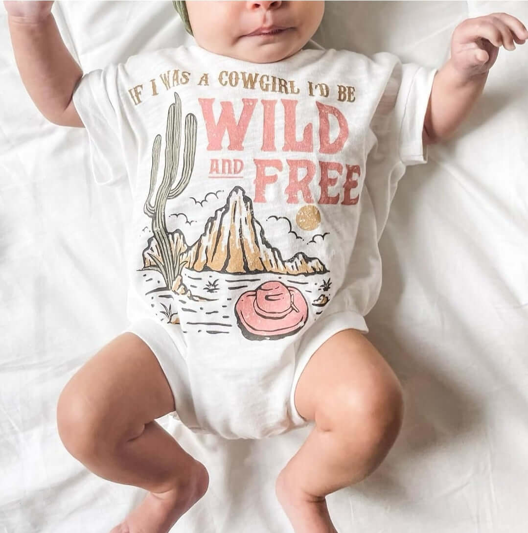 Wild & Free Oversized T-Shirt Romper