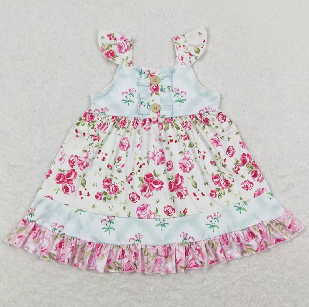 Patchwork Rose Garden Dress