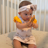 Sweet as Honey Bamboo Ruffle Twirl Dress & Romper