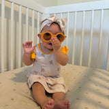 Sweet as Honey Bamboo Ruffle Twirl Dress & Romper