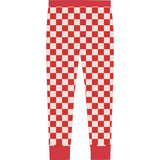 Red Checkered Adult Bamboo Jogger