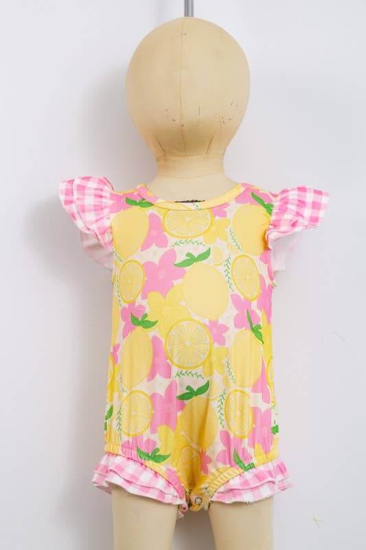 Pink Lemon Baby Summer Romper